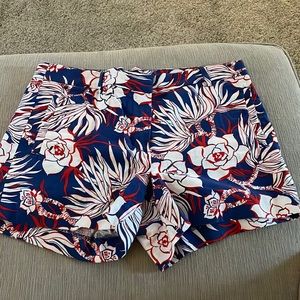 J Crew Red White Blue Shorts